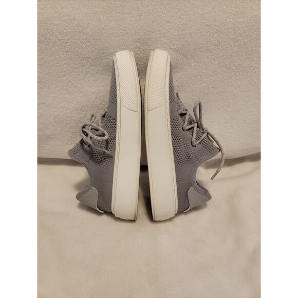 J Slides NYC Damien Platform Fashion Sneakers Lace Up Mesh Gray White Size 7 - Picture 4 of 8